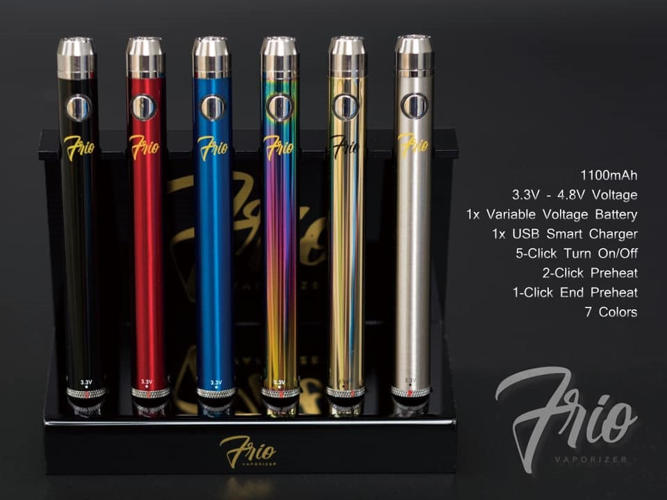 Frio Twist 1100mAh Variable Voltage Pen Style Battery Good Vapes Dallas Frio Twist 1100mAh Variable Voltage Pen Style Battery Good Vapes Dallas