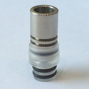 Stainless Steel/Delrin Drip Tips